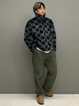 「adidas（アディダス）のアイテム（ブルゾン）」を使った、YKさん（メンズ・177cm）の秋コーディネート