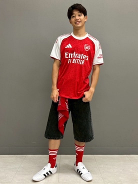 「アイテム（パンツ）」を使った、YKさん（メンズ・177cm）の夏コーディネート