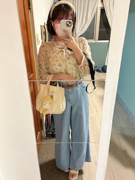「Java（ジャバ）のアイテム」を使った、sharonnnnhuang🇹🇼さん（レディース・155cm）の秋コーディネート