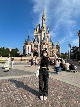 「Java（ジャバ）のアイテム」を使った、sharonnnnhuang🇹🇼さん（レディース・155cm）の夏コーディネート