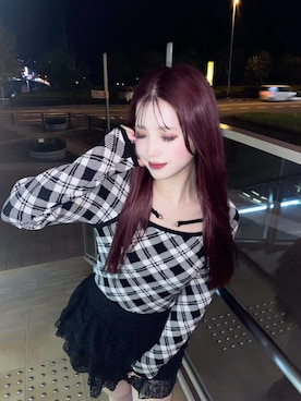 「INGNI（イング）のアイテム」を使った、𝒩𝒜𝒩𝒜さん（レディース・160cm）の秋コーディネート