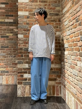 「アイテム（ドレスシューズ）」を使った、Makiさん（メンズ・168cm）の夏コーディネート