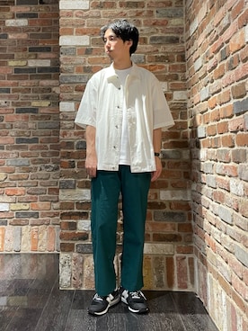 「HAMILTON（ハミルトン）のアイテム（腕時計）」を使った、Makiさん（メンズ・168cm）の夏コーディネート