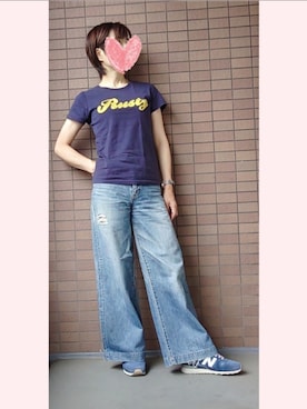 「RUSTY（ラスティ）のアイテム」を使った、璃瑚さん（レディース・159cm）の夏コーディネート