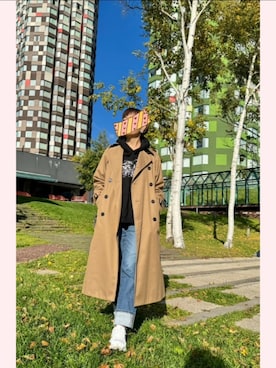 「AIKO（アイコ）のアイテム」を使った、璃瑚さん（レディース・159cm）の秋コーディネート