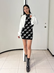 GG glitter quiltingアメスリニットワンピース｜ジェイダ（GYDA）公式