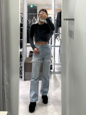 「タイト」｜「アイテム（ブーツ）」を使った、YUKIさん（レディース・165cm）の秋コーディネート