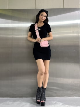 「ギャル」｜YUKIさん（レディース・164cm）の夏コーディネート