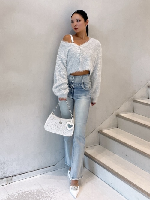 セール】3way GDビジューMOLDチェーンストラップポインテッドミュール