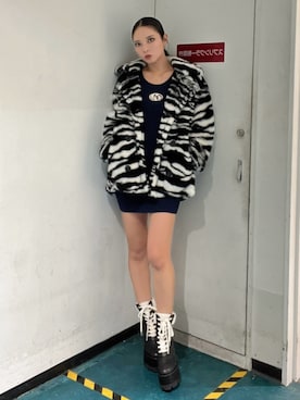 YUKIさん（レディース・164cm）の冬コーディネート