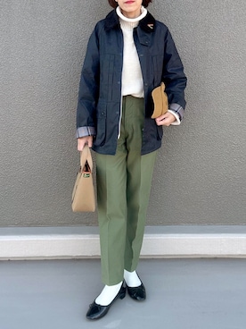 「おでかけコーデ」｜「アイテム（ジャケット/アウター）」を使った、Leecoさん（レディース・164cm）の冬コーディネート