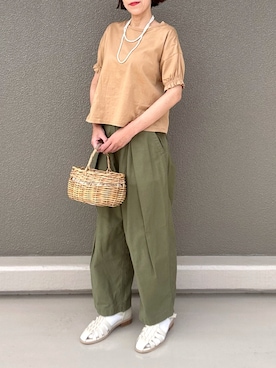 「着回しコーデ」｜Leecoさん（レディース・164cm）の夏コーディネート