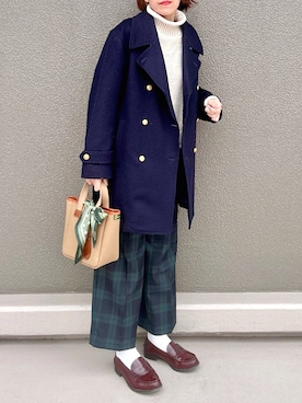 「アイテム（財布/小物）」を使った、Leecoさん（レディース・164cm）の冬コーディネート