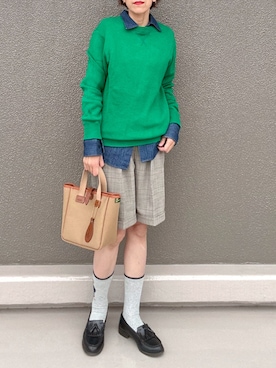 「POLO RALPH LAUREN（ポロ ラルフ ローレン）のアイテム」を使った、Leecoさん（レディース・164cm）の秋コーディネート