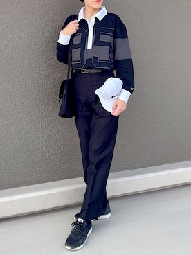 「THE SHINZONE（ザ　シンゾーン）のアイテム（その他パンツ）」を使った、Leecoさん（レディース・164cm）の春コーディネート
