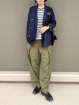 Leecoさん（骨格ナチュラル・レディース・164cm）の秋コーディネート