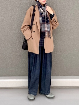 「アイテム（アクセサリー）」を使った、Leecoさん（レディース・164cm）の秋コーディネート