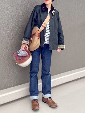 「ORCIVAL（オーシバル）のアイテム」を使った、Leecoさん（レディース・164cm）の夏コーディネート