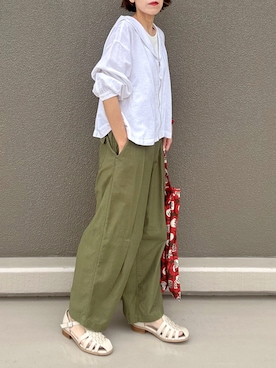 「アイテム（その他アウター）」を使った、Leecoさん（レディース・164cm）の夏コーディネート