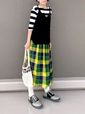 「アイテム（ドレスシューズ）」を使った、Leecoさん（レディース・164cm）の夏コーディネート