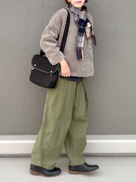 「ショルダーバッグ」｜Leecoさん（レディース・164cm）の冬コーディネート