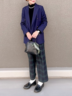 「TIDEWAY（タイドウェイ）のアイテム（バッグ）」を使った、Leecoさん（レディース・164cm）の春コーディネート