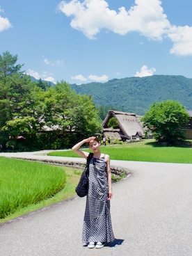 「アイテム（ワンピース）」を使った、thientrangbui175さん（レディース・153cm・30代）の夏コーディネート