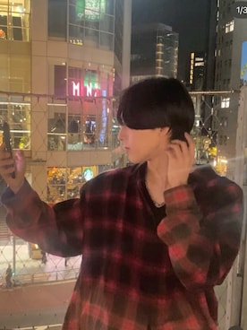 てんまさん（メンズ・176cm）の冬コーディネート