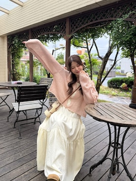 「junoah（ジュノア）のアイテム」を使った、kanaeさん（レディース・153cm）の春コーディネート