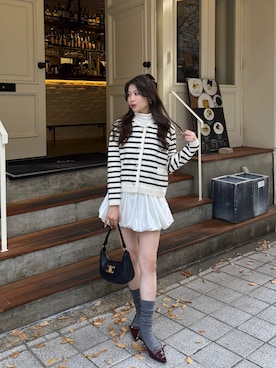 「NEUNA（ヌナ）のアイテム」を使った、kanaeさん（レディース・153cm）の秋コーディネート