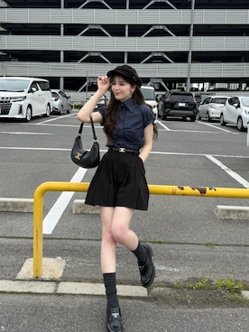 「junoah（ジュノア）のアイテム」を使った、kanaeさん（レディース・153cm）の春コーディネート