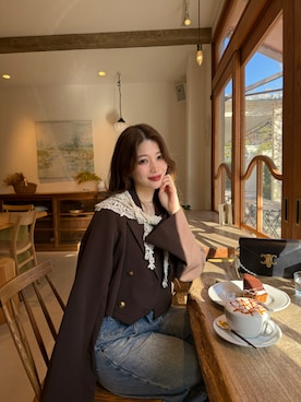 「junoah（ジュノア）のアイテム」を使った、kanaeさん（レディース・153cm）の春コーディネート