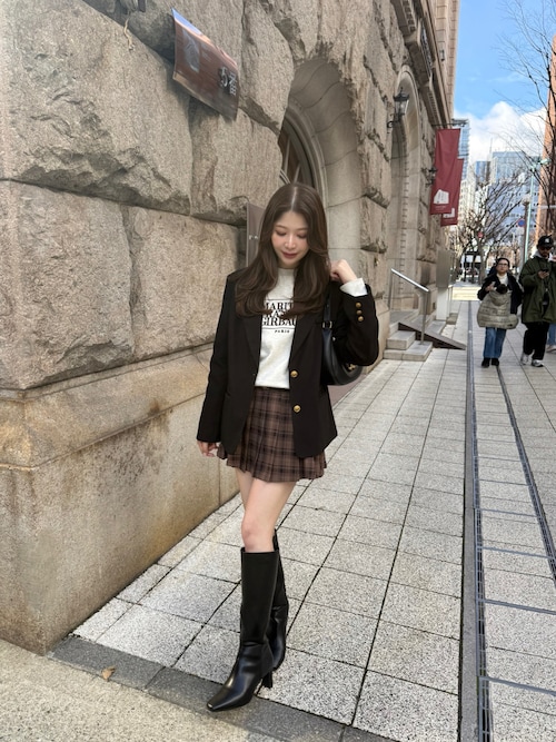 セール】ヒールレザーロングブーツ（ブーツ）｜Chico（チコ）の