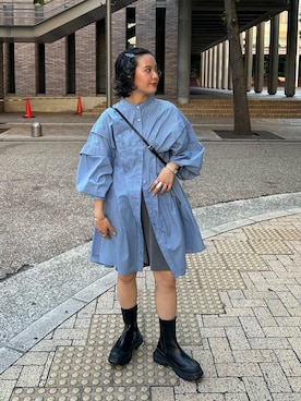 「アイテム（ワンピース/ドレス）」を使った、タカタニさん（レディース・149cm・20代）の秋コーディネート