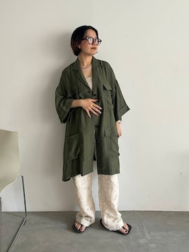 「ウェーブ×イエベ秋」｜タカタニさん（レディース・149cm）の夏コーディネート