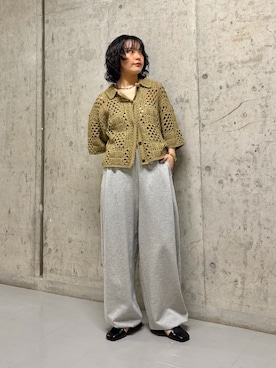 「KBF（ケイビーエフ）のアイテム（シューズ）」を使った、タカタニさん（レディース・149cm）の春コーディネート