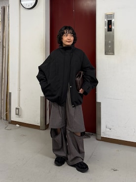 「KBF（ケイビーエフ）のアイテム（バッグ）」を使った、タカタニさん（レディース・149cm）の夏コーディネート