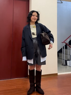 タカタニさん（レディース・149cm）の冬コーディネート