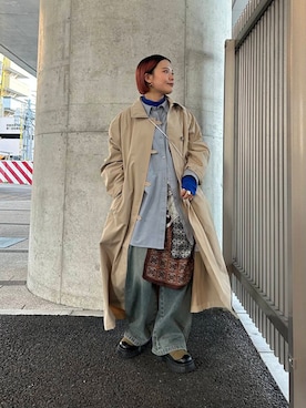 「アイテム（財布）」を使った、タカタニさん（レディース・149cm）の冬コーディネート