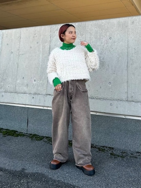 「イチ推しデニムコーデ」｜タカタニさん（レディース・149cm）の秋コーディネート