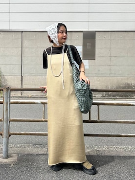 「ウェーブ×イエベ秋」｜タカタニさん（レディース・149cm）の夏コーディネート