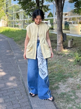 「アイテム（その他アウター）」を使った、タカタニさん（レディース・149cm）の夏コーディネート