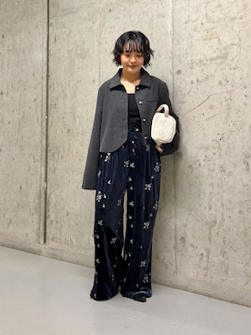 「KBF（ケイビーエフ）のアイテム（ジャケット/アウター）」を使った、タカタニさん（レディース・149cm）の秋コーディネート