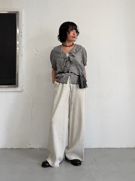 「アイテム（ポーチ）」を使った、タカタニさん（レディース・149cm）の夏コーディネート