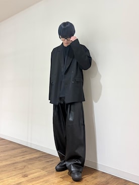 「アイテム（メガネ）」を使った、りゅーとさん（メンズ・172cm）の秋コーディネート