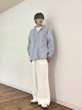 「アイテム（スウェットパンツ）」を使った、りゅーとさん（メンズ・172cm・20代）の夏コーディネート
