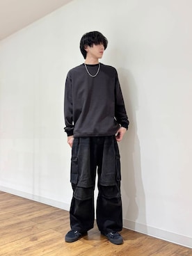 「SMELLY（スメリー）のアイテム（アクセサリー）」を使った、りゅーとさん（メンズ・172cm）の春コーディネート