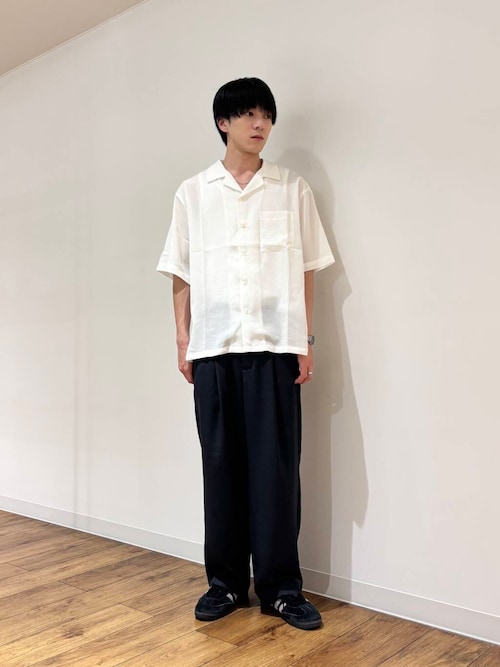 『UR TECH DRYLUXE』 リネンライクワイドパンツ
