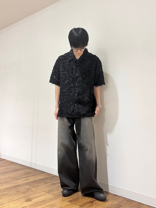 ヴィンテージライクデニムワイドパンツ