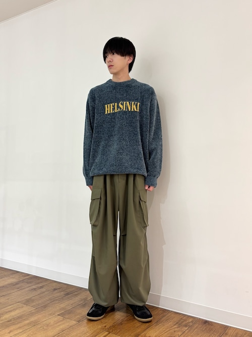 モールロゴグラフィックニット